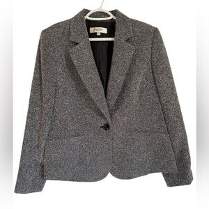 Jones Studio Charcoal Textured Blazer